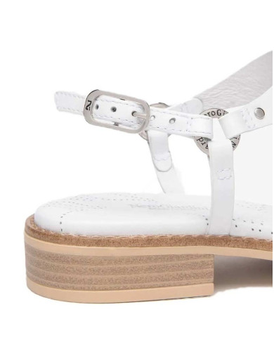 SANDALI NEROGIARDINI DONNA LOIRA BIANCO TR BEVAGNA 592 BEIGE E513420D/707