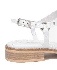 SANDALI NEROGIARDINI DONNA LOIRA BIANCO TR BEVAGNA 592 BEIGE E513420D/707