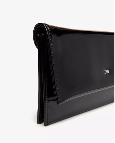 POCHETTE NEROGIARDINI DONNA T.NAPPA NERO 26X13X4CM I443801DE/100