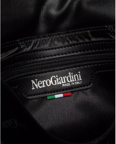 POCHETTE NEROGIARDINI DONNA T.NAPPA NERO 26X13X4CM I443801DE/100