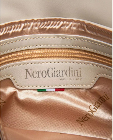 POCHETTE NEROGIARDINI DONNA T.NAPPA SAND  22X13X4CM E543801DE/143