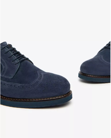 MOCASSINO NEROGIARDINI UOMO COLORADO INDACO PU.GUBBIO L BLU E500611U/212