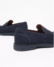 MOCASSINO NEROGIARDINI UOMO COLORADO INDACO PU.GUBBIO L BLU E500610U/212