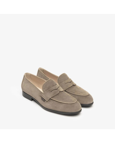 MOCASSINO NEROGIARDINI UOMO AROLD VELO TALPA GAUCHO TORTORA GOMMA SOLERO E500592U/501
