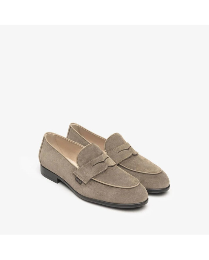 MOCASSINO NEROGIARDINI UOMO AROLD VELO TALPA GAUCHO TORTORA GOMMA SOLERO E500592U/501