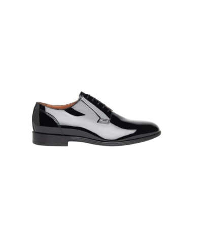 SCARPA CLASSICA NEROGIARDINI UOMO VERNICE NERO GOMMA BAGNOLO 7886 N E400121UE/100