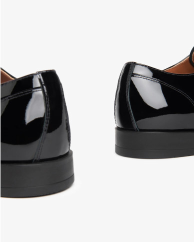 SCARPA CLASSICA NEROGIARDINI UOMO VERNICE NERO GOMMA BAGNOLO 7886 N E400121UE/100