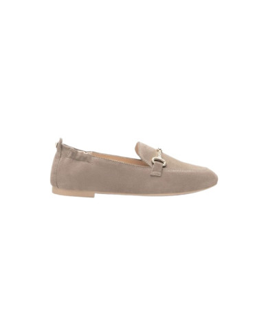 MOCASSINO NEROGIARDINI DONNA VELOUR CRETA TPU BELLA BEIGE E512620D/451