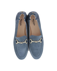 MOCASSINO NEROGIARDINI DONNA VELOUR AVIO TPU BELLA BEIGE E512620D/203