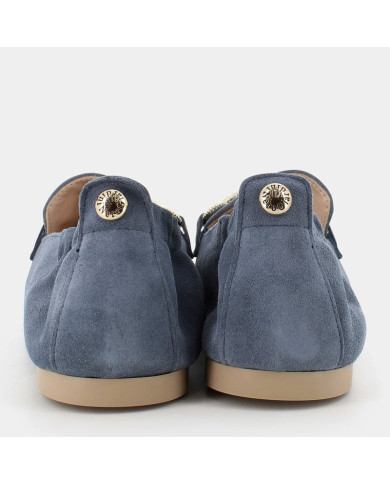 MOCASSINO NEROGIARDINI DONNA VELOUR AVIO TPU BELLA BEIGE E512620D/203