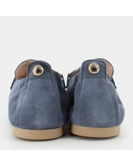 MOCASSINO NEROGIARDINI DONNA VELOUR AVIO TPU BELLA BEIGE E512620D/203