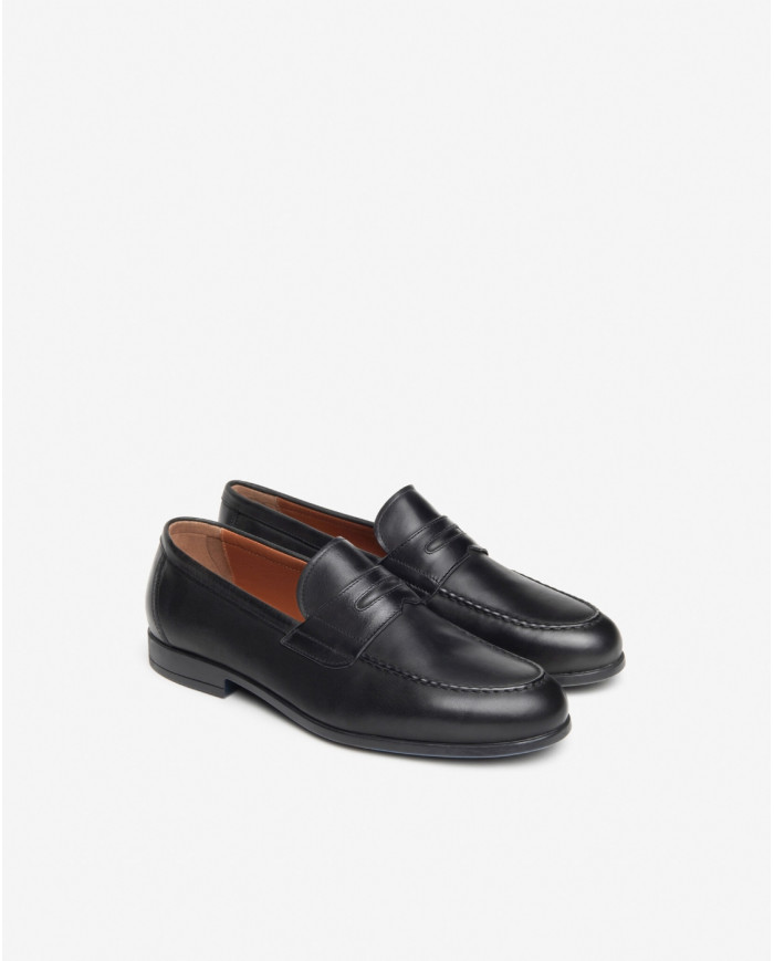 MOCASSINI NEROGIARDINI UOMO NEOPOLIS NERO E400162U/100