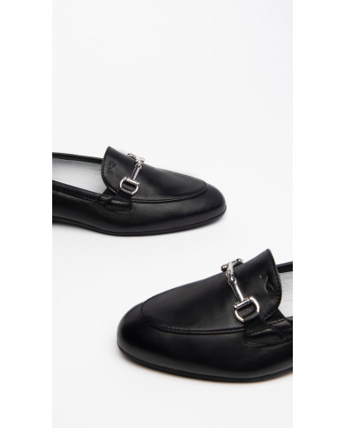 MOCASSINI NEROGIARDINI DONNA NAPPA PANDORA NERO TR CARRARA 8191 NERO E218212D/100