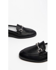 MOCASSINI NEROGIARDINI DONNA NAPPA PANDORA NERO TR CARRARA 8191 NERO E218212D/100