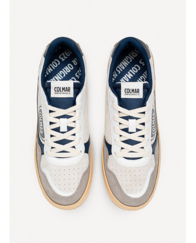 SNEAKERS COLMAR UOMO AUSTIN SUIT OFF WHITE-WARM GRAY-FOREST GREEN 82 AUSTIN S 082 25AW