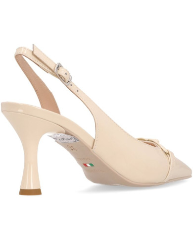 DECOLLETE' NEROGIARDINI DONNA VERNICE LATTE 1039 TPU ELICE TITO NATURALE E512230DE/711