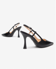 DECOLLETE' NEROGIARDINI DONNA NAPPA PANDORA NERO TPU TITO NERO TACCO 9,5CM E512240DE/100