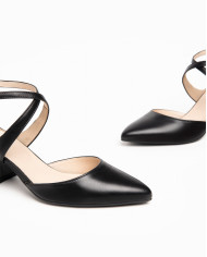 DECOLLETE' NEROGIARDINI DONNA NAPPA PANDORA NERO TPU TENNA TACCO 5CM