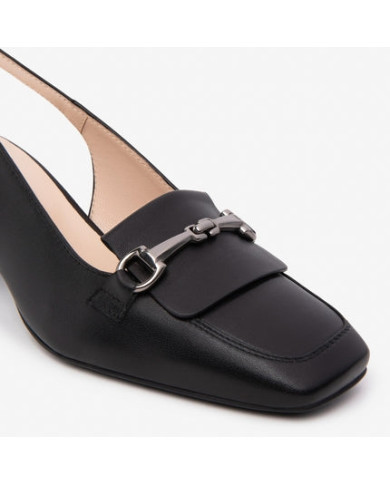 DECOLLETE' NEROGIARDINI DONNA NAPPA PANDORA NERO TPU OTTO OBERA NERO TACCO 5,5CM E512320D/100