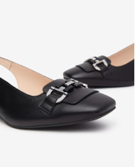 DECOLLETE' NEROGIARDINI DONNA NAPPA PANDORA NERO TPU GENK OBERA NERO TACCO 3,5CM E512330D/100