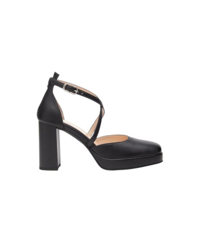 DECOLLETE' NEROGIARDINI DONNA NAPPA PANDORA NERO TPU CATTOLICA 8271 N TACCO 9CM E512300D/100