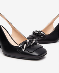 DECOLLETE' NEROGIARDINI DONNA NAPPA PANDORA NERO TPU ARIA OBERA NERO TACCO 8CM E512310D/100