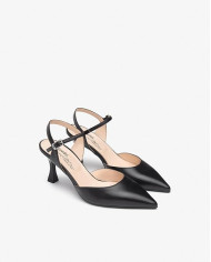 DECOLLETE' NEROGIARDINI DONNA NAPPA PANDORA NERO TPU ALEK NERO TACCO 7,5CM E512210DE/100