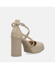 DECOLLETE' NEROGIARDINI DONNA NAPPA PANDORA LINO TPU CATTOLICA 8271 N TACCO 9CM E512300D/453