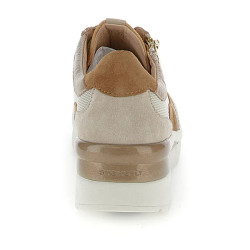 SNEAKERS STONEFLY DONNA CREAM 52 ZIP SUE/TEX GOAT BROWN/STEAM GRAY 220740 9YO