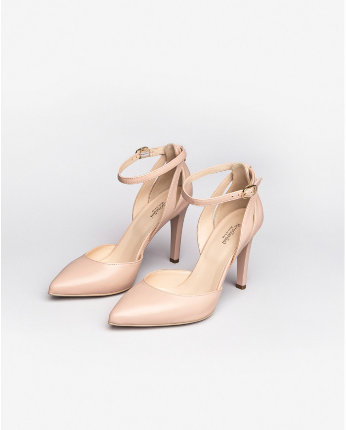 DECOLLETE NEROGIARDINI DONNA NAPPA PANDORA ROSA TPU DIMONA LADY NATURALE E011073DE/606