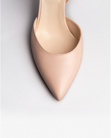 DECOLLETE NEROGIARDINI DONNA NAPPA PANDORA ROSA TPU DIMONA LADY NATURALE E011073DE/606