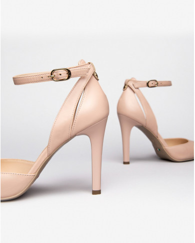 DECOLLETE NEROGIARDINI DONNA NAPPA PANDORA ROSA TPU DIMONA LADY NATURALE E011073DE/606