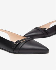 BALLERINE NEROGIARDINI DONNA NAPPA PANDORA NERO TPU RABBI NERO TACCO 1CM  E512360D/100