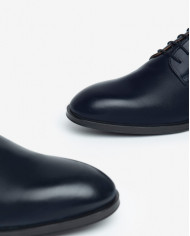 STRINGATE NEROGIARDINI UOMO PELLE DERBY BLU LOOK CERIMONIA E400141UE/207