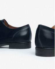 STRINGATE NEROGIARDINI UOMO PELLE DERBY BLU LOOK CERIMONIA E400141UE/207