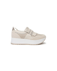 SNEAKERS NEROGIARDINI DONNA PELLE TELA YOGURT E409815D/714