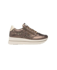 SNEAKERS CON ZEPPA NEROGIARDINI DONNA OMEGA T.MORO T.GLITTER GR.TOP SAB ETOILE MIELE TR CORVARA I514101D/300