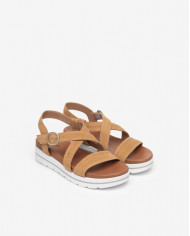 SANDALO CON ZEPPA NEROGIARDINI DONNA PELLE SIGARO TACCO 3,5CM E410720D/340