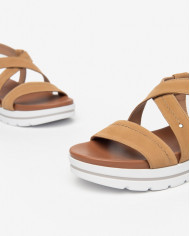 SANDALO CON ZEPPA NEROGIARDINI DONNA PELLE SIGARO TACCO 3,5CM E410720D/340