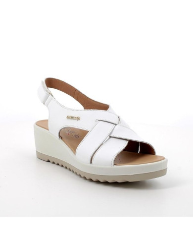 SANDALO CON ZEPPA ENVAL SOFT DONNA NAPPA SOFT BIANCO 5781111