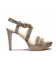 SANDALO CON TACCO NEROGIARDINI DONNA T.NOTTURNO E012830DE/327