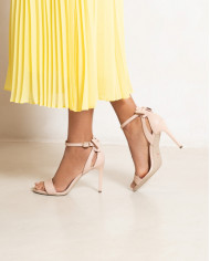 SANDALI CON TACCO NEROGIARDINI PELLE ROSA TACCO 9,5CM E410111DE/100