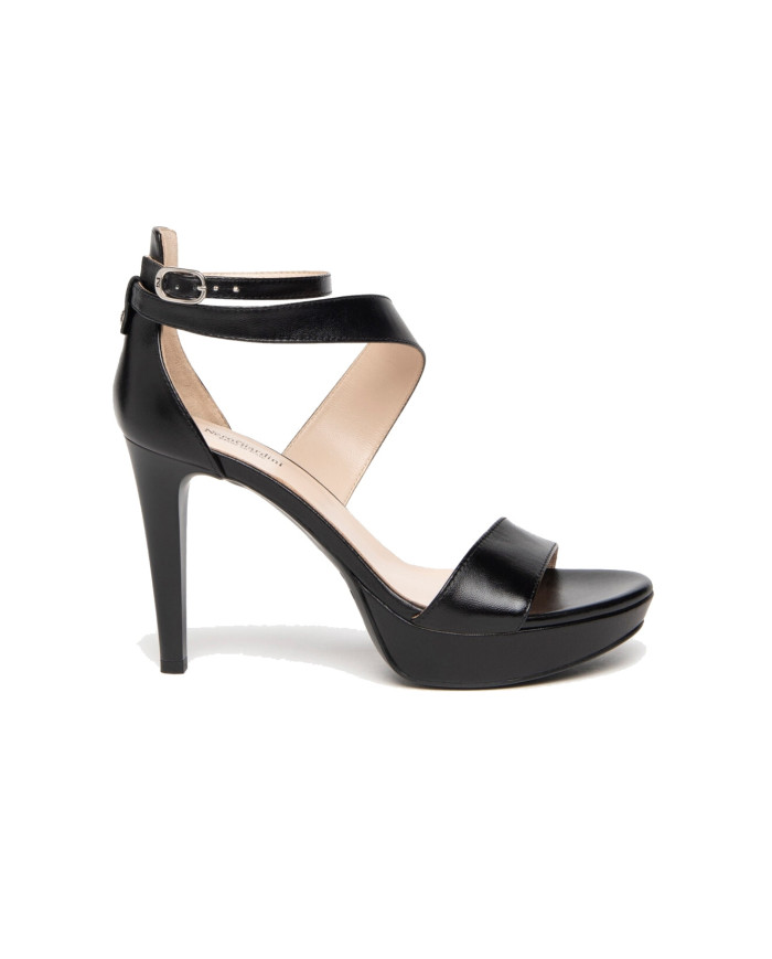 SANDALI CON TACCO NEROGIARDINI NERO E307231DE/100