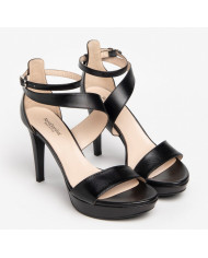 SANDALI CON TACCO NEROGIARDINI NERO E307231DE/100