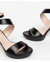 SANDALI CON TACCO NEROGIARDINI NERO E307231DE/100