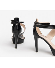 SANDALI CON TACCO NEROGIARDINI NERO E307231DE/100