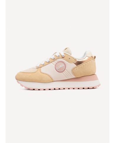 SNEAKERS COLMAR DONNA TRAVIS AUTHENTIC BEIGE-ROSE  TRAVIS A 051