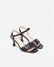 SANDALI CON TACCO NEROGIARDINI DONNA NAPPA PANDORA NERO TPU TITTI NERO TACCO 7,5CM E410140DE/100