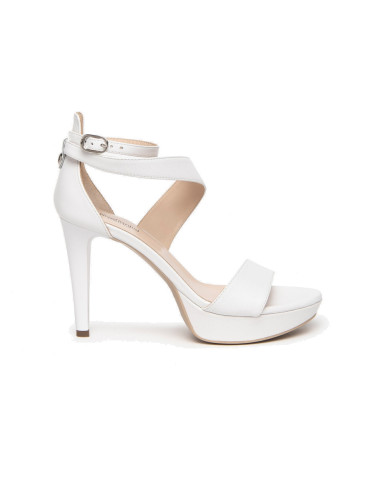 SANDALI CON TACCO NEROGIARDIN DONNA INAPPA PANDORA BIANCO TPU CASERTA DAMA E307231DE/707