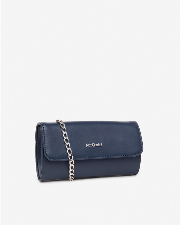 POCHETTE NEROGIARDINI DONNA BLU 19X10X6CM E443700DE/200
